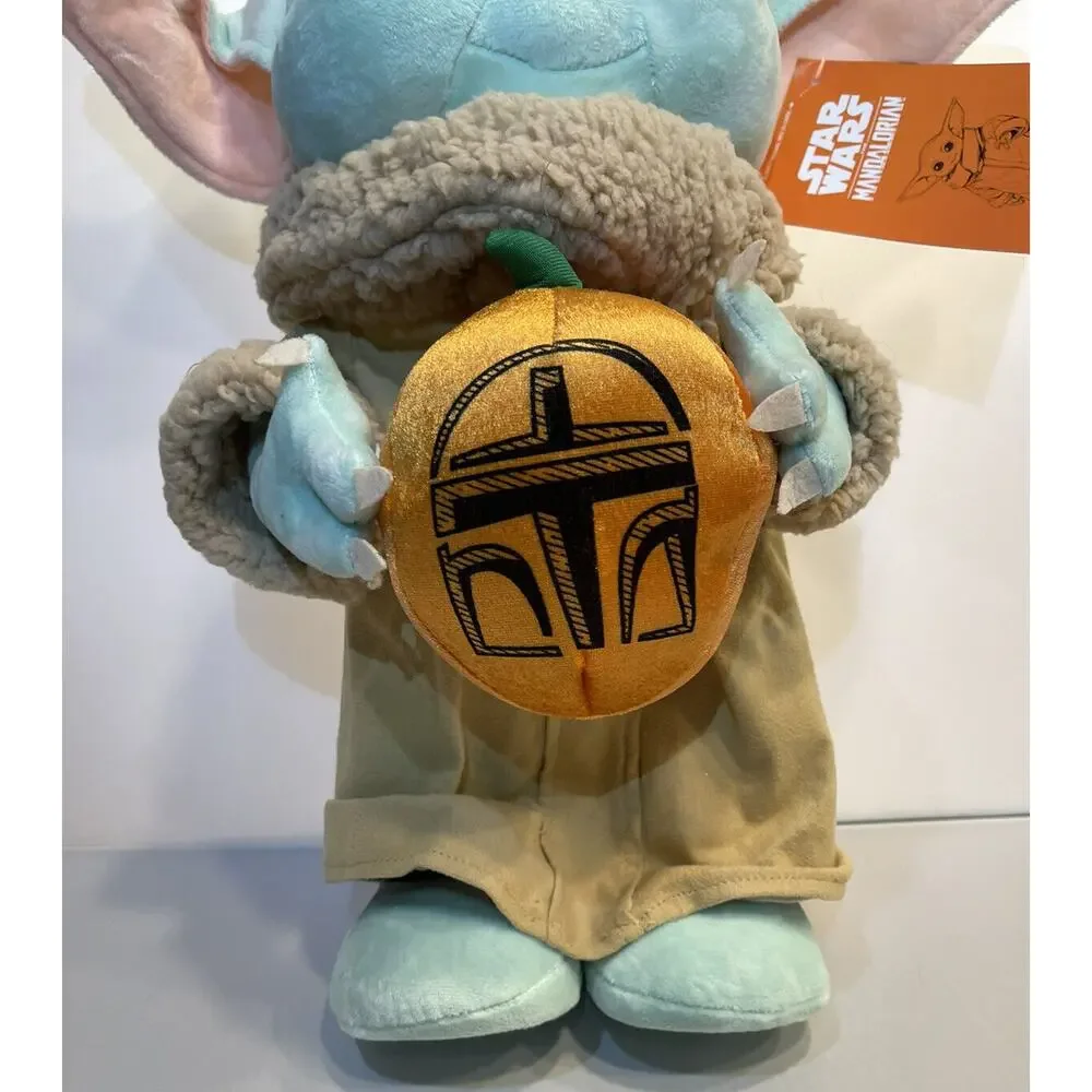 NWT Gemmy 18 in Disney The Mandalorian‎ Baby Yoda Halloween Greeter Pumpkin